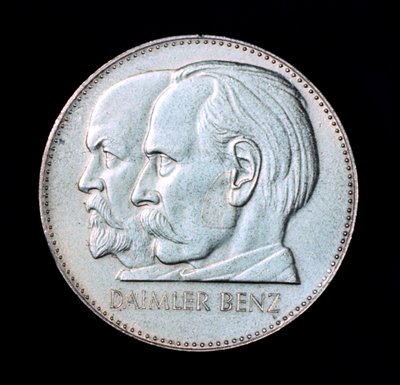 ゴットリーブダイムラーとカールベンツ、ドイツの自動車産業の先駆者、1961年 作： Unbekannt