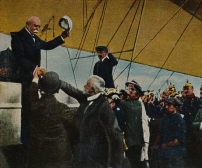 フォンツェッペリン伯爵1838-1917、1934。 作： Unbekannt