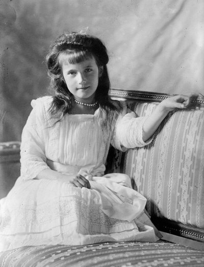 ロシアの大公アナスタシア・ニコラエフナ、c1908-c1910 作： Unbekannt
