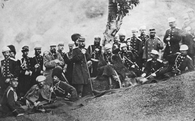 遠征、c1880のロシアの大公ミカエルニコラエヴィッチ 作： Unbekannt