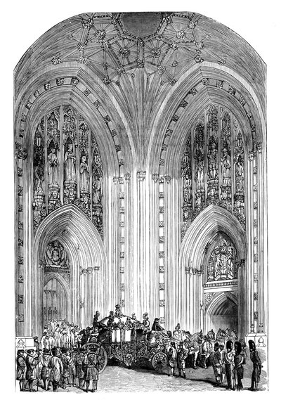 グランドエントランス、ウェストミンスター宮殿、ロンドン、c1888 作： Unbekannt