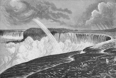 ホースシューカナダ滝とアメリカ滝の壮大な眺め、1883年 作： Unbekannt