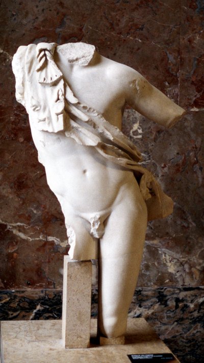 紀元前5世紀の男性の胴体のギリシャの像 作： Unbekannt