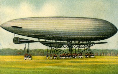 グロス・バゼナハMI軍用飛行船、1908年、1932年。 作： Unbekannt