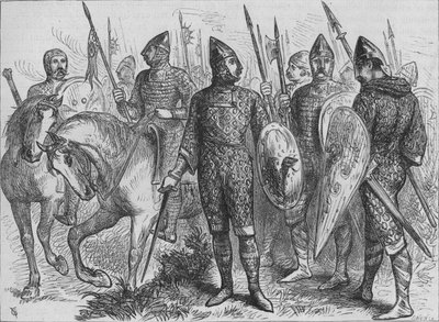 ノーマンソルジャーズグループAD 1066、c1880 作： Unbekannt