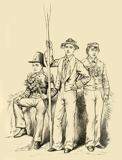 1911年6月4日のグループ。 作： Unbekannt