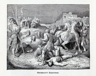 グルムバッハ死刑、1882年 作： Unbekannt