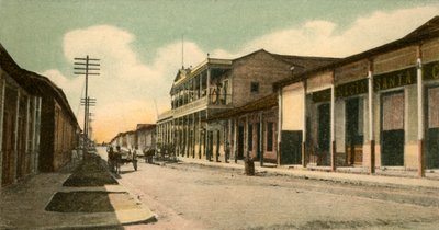グアンタナモ-Calle Calixto Garcia、1907。 作： Unbekannt