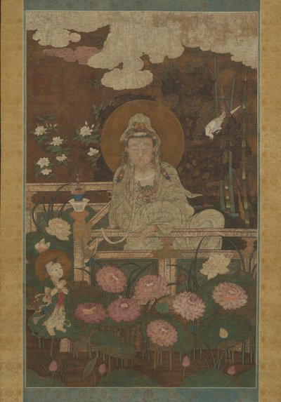 九蓮菩薩としての観音、1593年。 作： Unbekannt