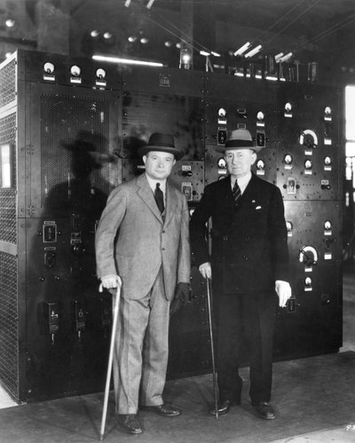 グリエルモマルコーニとデビッドサーノフ、1933 作： Unbekannt