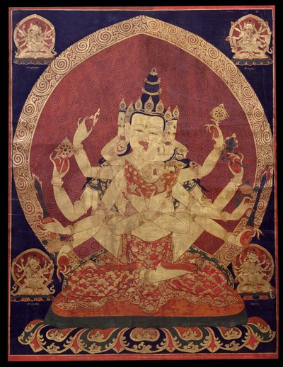 Guhyasamaja、Akshobhyavajra 作： Unbekannt