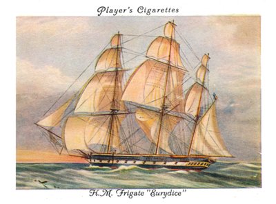 HMFrigate Eurydice、1936年。 作： Unbekannt