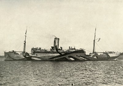 HM補助巡洋艦コロナド迷彩、1919年。 作： Unbekannt