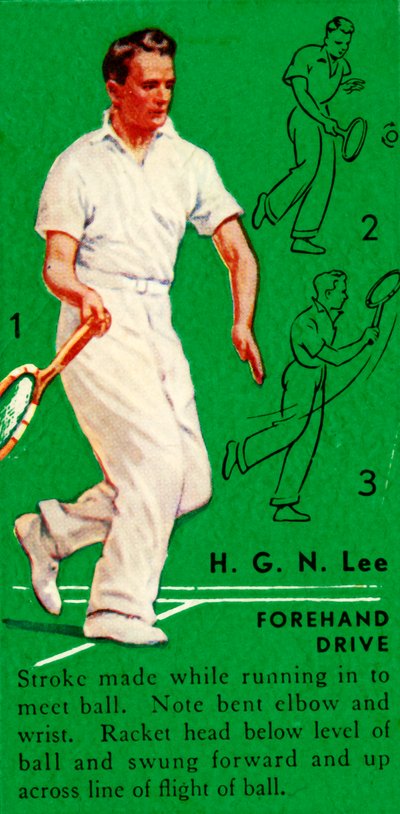 HGNリー-フォアハンドドライブ、c1935。 作： Unbekannt