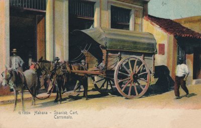 ハバナ-スペインのカート。ワゴン、c1907 作： Unbekannt