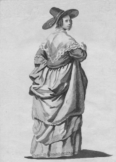 1640年、1776年のロンドンの商人妻の習慣 作： Unbekannt