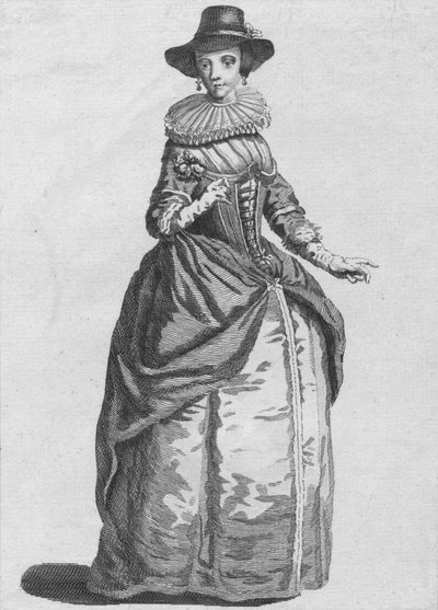 1640年、1776年のロンドン市長夫人の習慣 作： Unbekannt