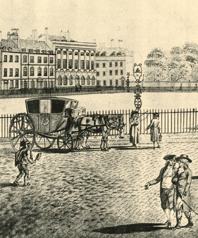 ハックニーコーチ、1787年、1925年。 作： Unbekannt