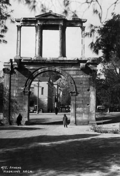 ハドリアヌスのアーチ、アテネ、ギリシャ、c1920s-c1930s 作： Unbekannt