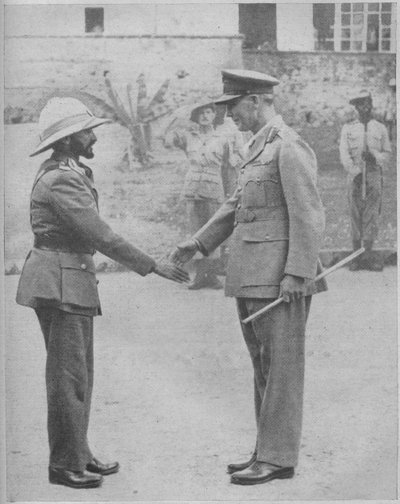 ハイレセラシーとカニンガム将軍、1941年 作： Unbekannt