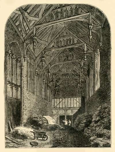 エルサム宮殿のホール、1835年、c1878。 作： Unbekannt