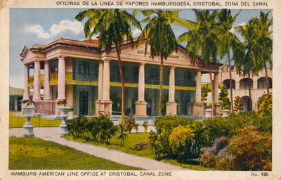 キャナルゾーン、クリストバルのハンブルクアメリカンラインオフィス、c1920s 作： Unbekannt