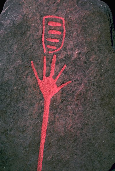 石に刻まれた手、青銅器時代 作： Unbekannt