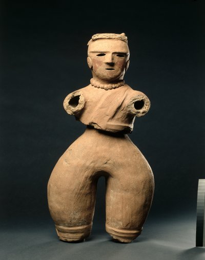 はにわの女性像c。 500年代。 作： Unbekannt
