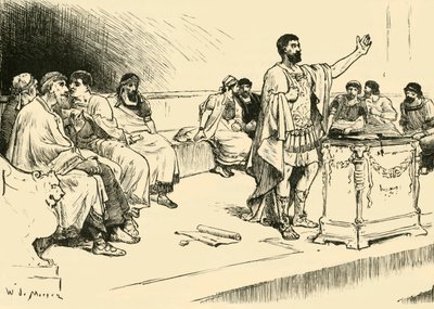 1890年、カルタゴでの集会におけるハンニバル。 作： Unbekannt