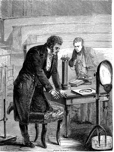 ハンスクリスチャンエルステッド、デンマークの物理学者、1820年c1880 作： Unbekannt