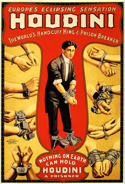 ハリー・フーディーニ、c。 1906。 作： Unbekannt
