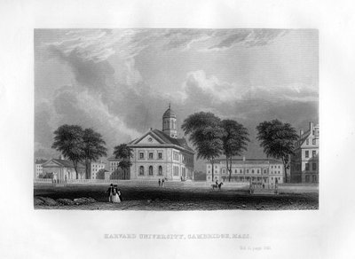 ハーバード大学、マサチューセッツ州ケンブリッジ、1855 作： Unbekannt