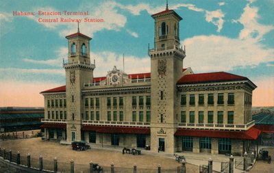 ハバナ中央駅、キューバ、c1912 作： Unbekannt