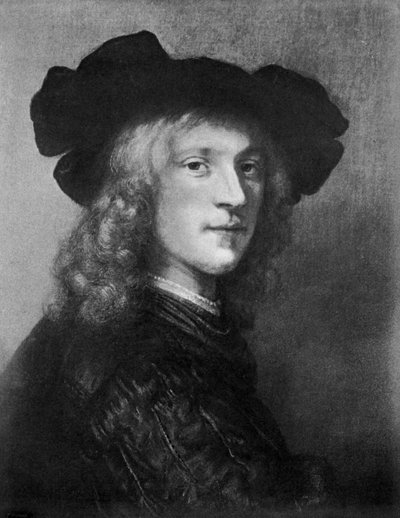 鷹を持つ男の肖像、1643年、1901年 作： Unbekannt