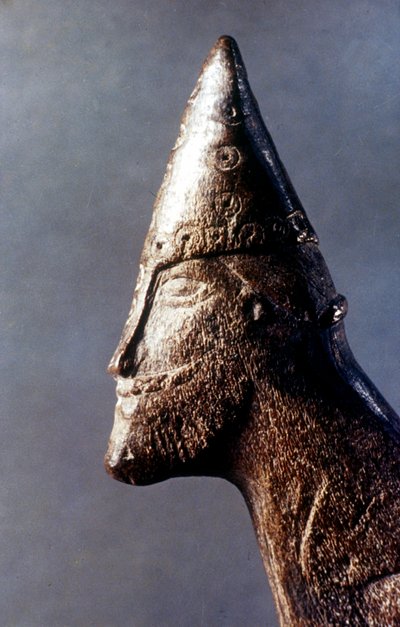 バイキングの戦士の頭、9〜11世紀 作： Unbekannt
