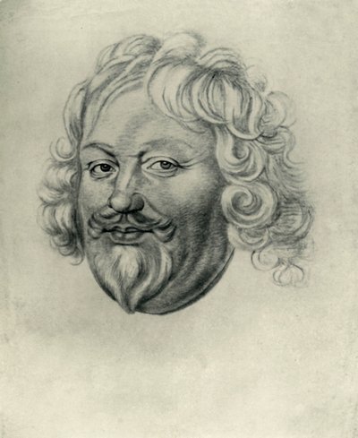 男の頭、c1630、1907。 作： Unbekannt