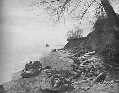 ミシガン湖の海岸に向かう、c1897。 作： Unbekannt
