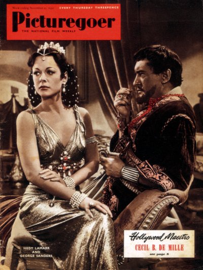 Hedy Lamarr 1914-2000およびGeorge Sanders 1906-1972、俳優、1950 作： Unbekannt