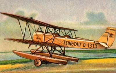 ハインケルHD 24 Wツィンタウ水上飛行機、1920年代、1932年。 作： Unbekannt