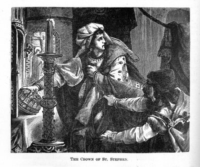 Helene Kottannerinは1440年に聖ステファンの王冠を盗みました。 作： Unbekannt