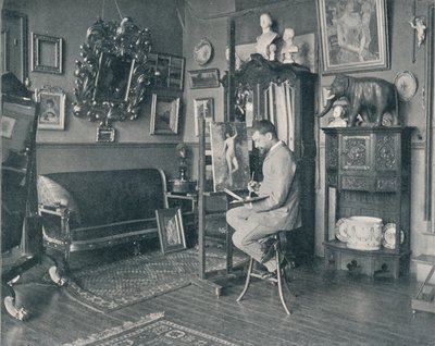 Henri Gervexのスタジオ、c1897 作： Unbekannt