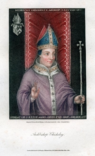 ヘンリーチチェリー、カンタベリー大司教、1805年 作： Unbekannt