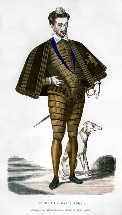フランスの王ヘンリー3世、16世紀1882〜1884 作： Unbekannt