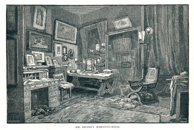 ヘンリーアーヴィングドレッシングルーム、1891年 作： Unbekannt