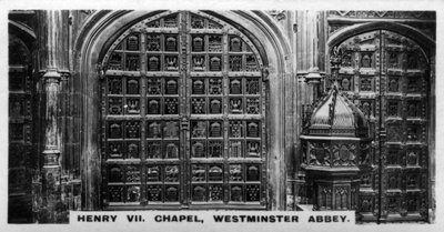 ヘンリー7世礼拝堂、ウェストミンスター寺院、ロンドン、c1920年代 作： Unbekannt