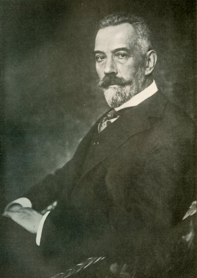 Von Bethmann-Hollweg氏、1919年。 作： Unbekannt