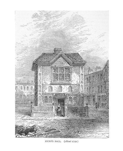 ヒックスホール、1750年。1878年 作： Unbekannt