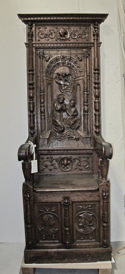 ハイバックストール、1534年。 作： Unbekannt