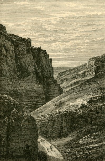 チェダーの高岩、1898年。 作： Unbekannt