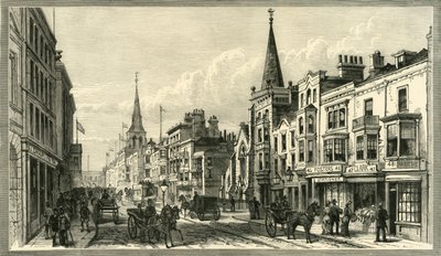 ハイストリート、サウサンプトン、1898年。 作： Unbekannt